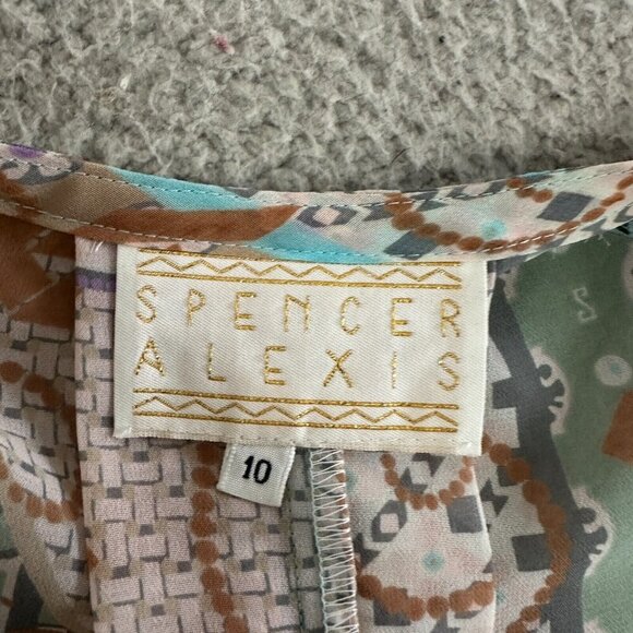 Vintage Spencer Alexis Open Front Kimono Topper Whimsical Fairy Pastels - Picture 11 of 16